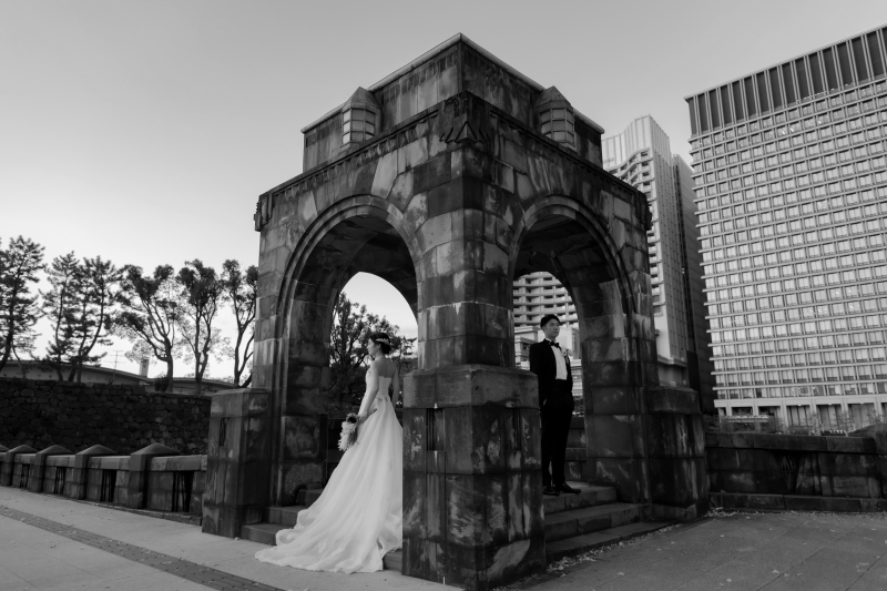 和田倉門にて撮影♪