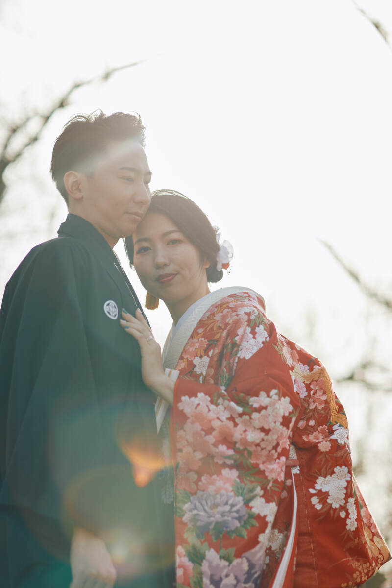 春の木漏れ日を受けてナチュラルな一枚