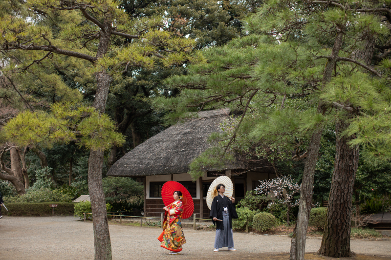 茅葺き屋根の古民家