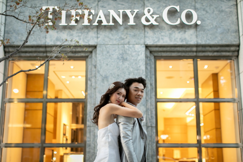 ティファニー前で♪