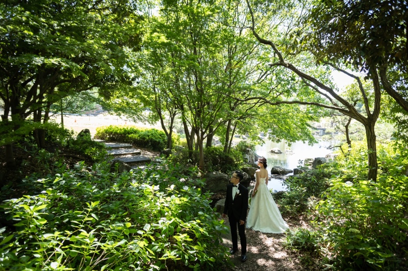 広い森の中で…