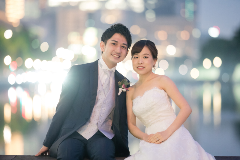 青みカラーが綺麗な丸の内ロケフォト⭐︎