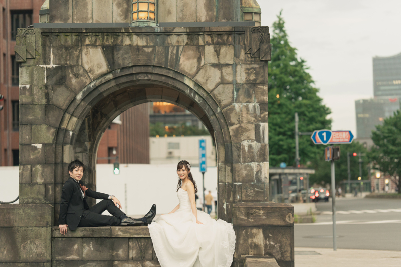 明るい時間の和田倉門で♪