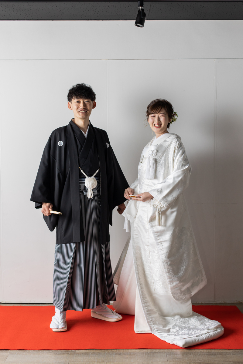 白無垢撮影からスタート