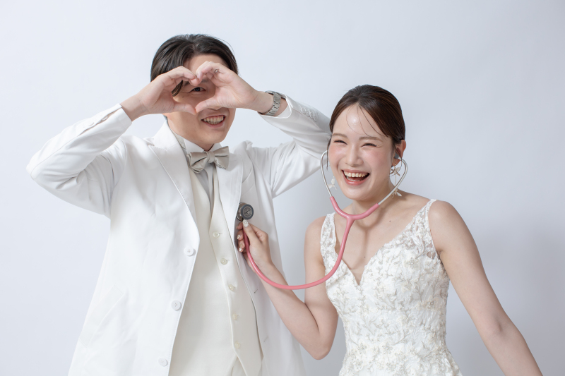 聴診器でラブショット♡