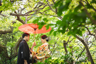 落ち着いた雰囲気の、和装&洋装ロケ！