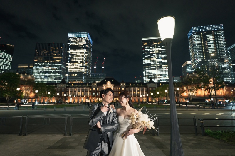 見つめ合うお二人♡