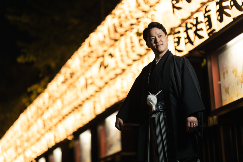 新郎様のソロショット