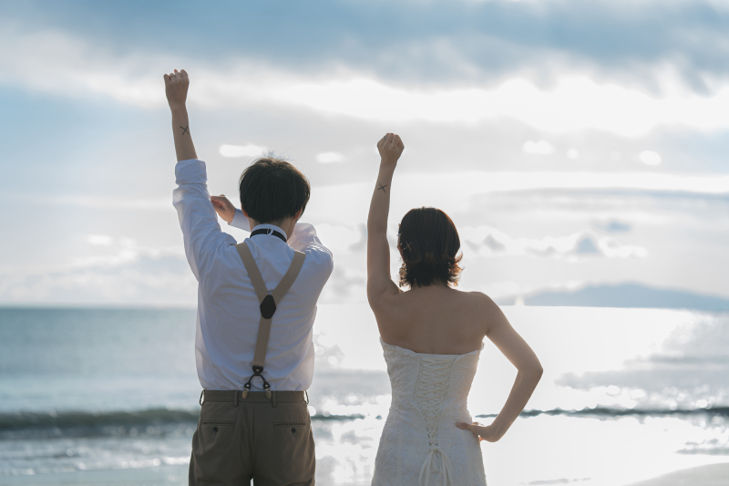 お二人のリクエストのポージングで