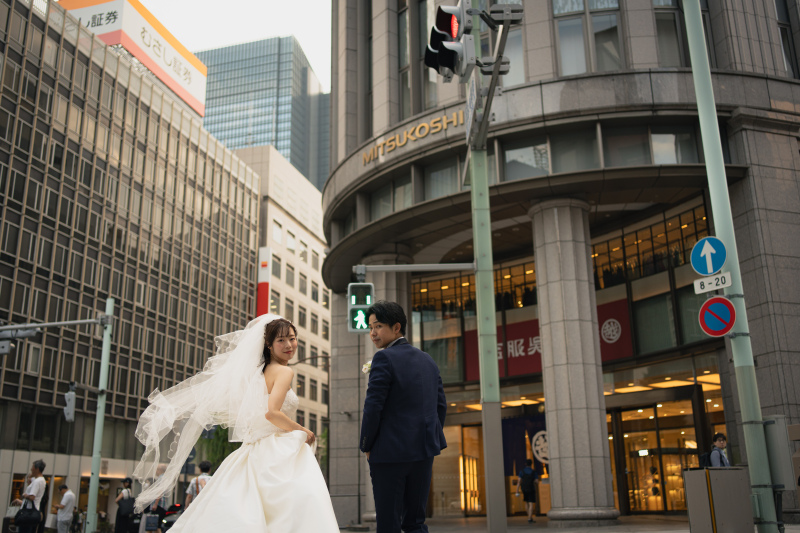 笑顔溢れる日本橋と丸の内ロケーション