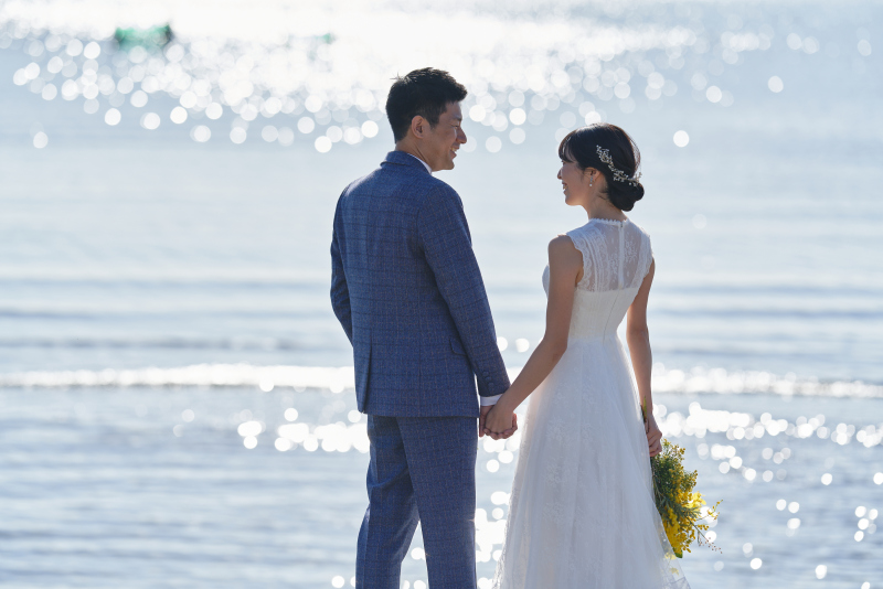 海の輝くショット♪