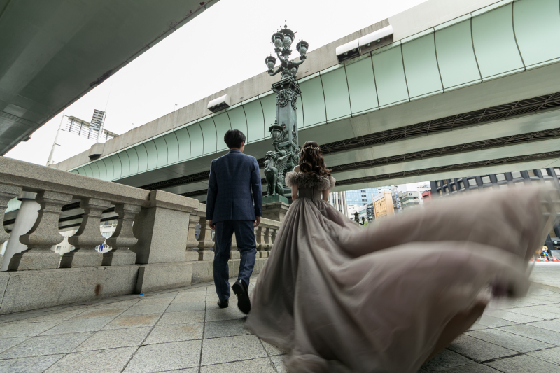 ドレスを広げたショット♡