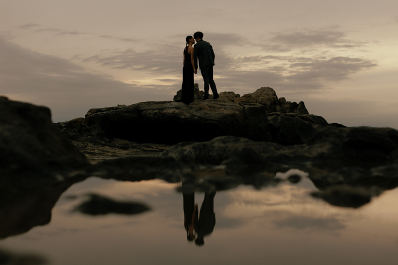 水面のリフレクションフォト