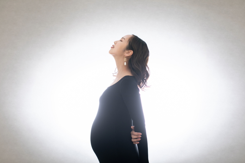 ライトを浴びて…