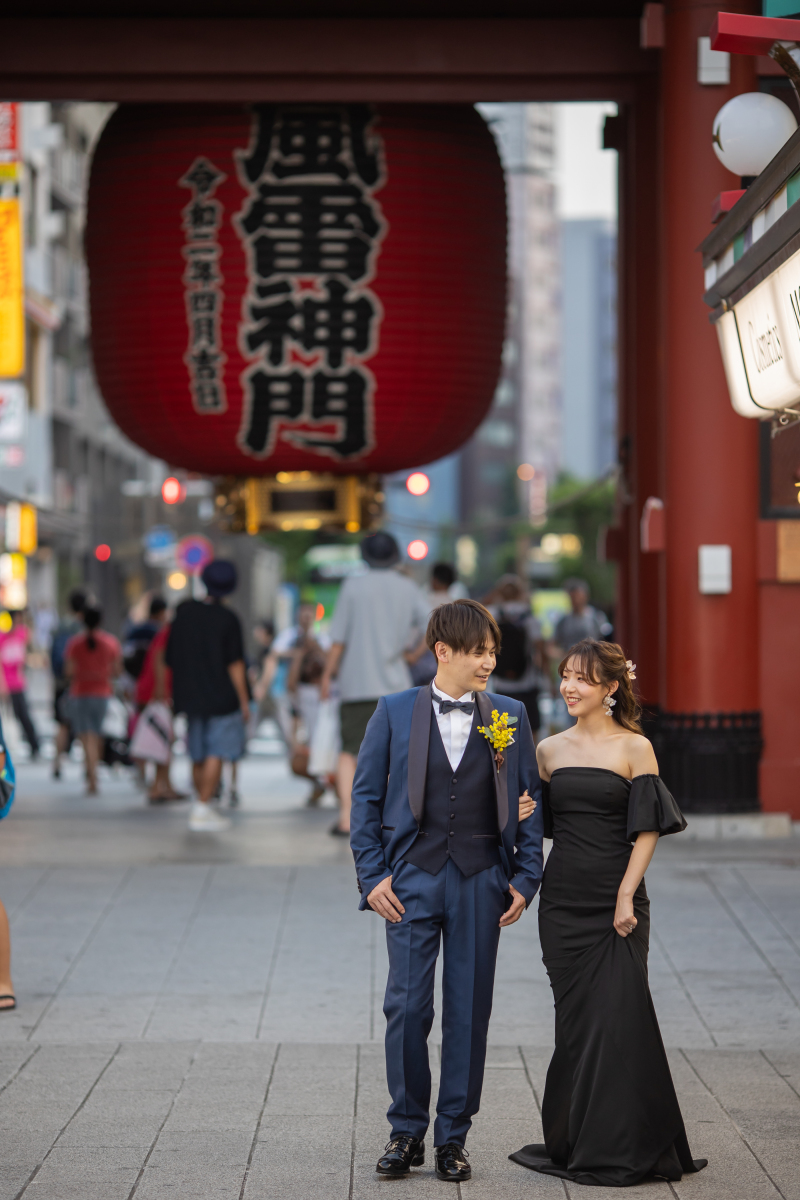 カラードレスで雷門へ！