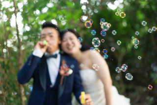 自然に囲まれた和洋撮影