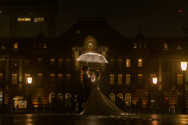 雨粒が光り輝く印象的なラストカット