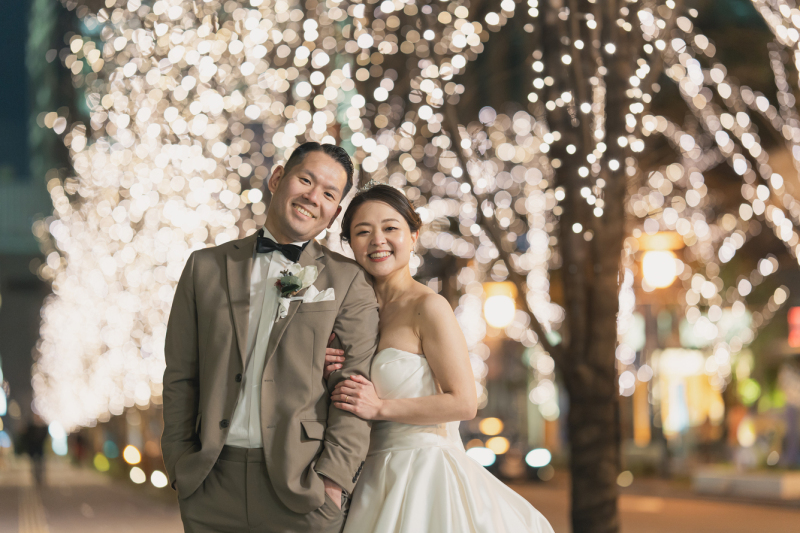 寄り添いポーズでラストカット！