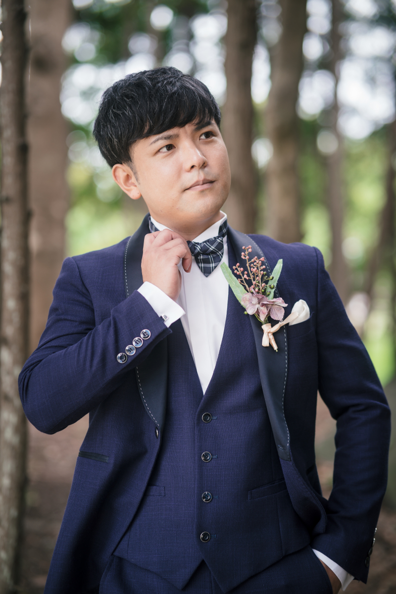 ご新郎ソロショット