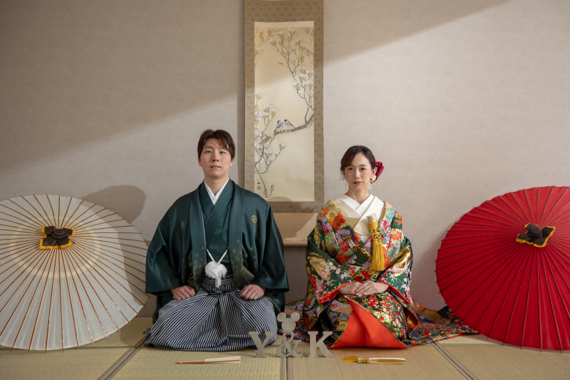 和室風セットでかしこまって