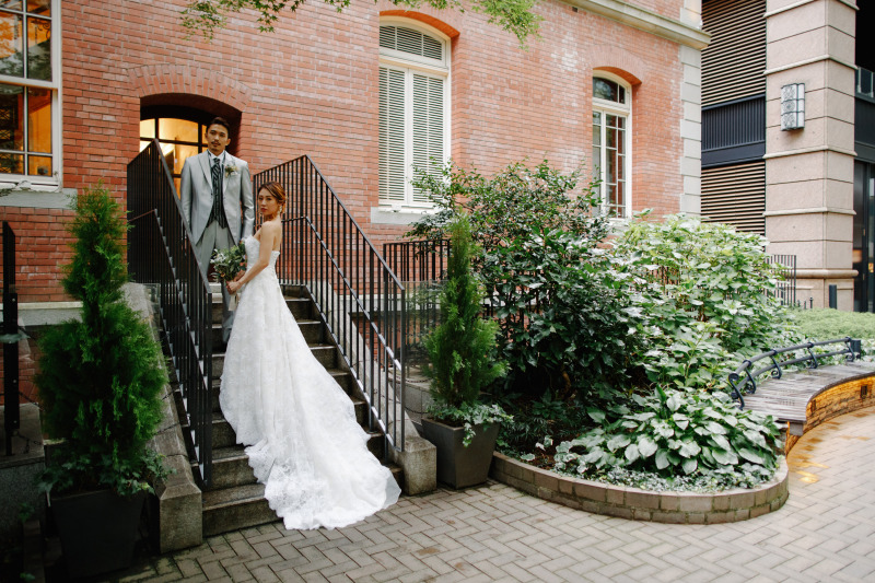 赤レンガバックの美術館!