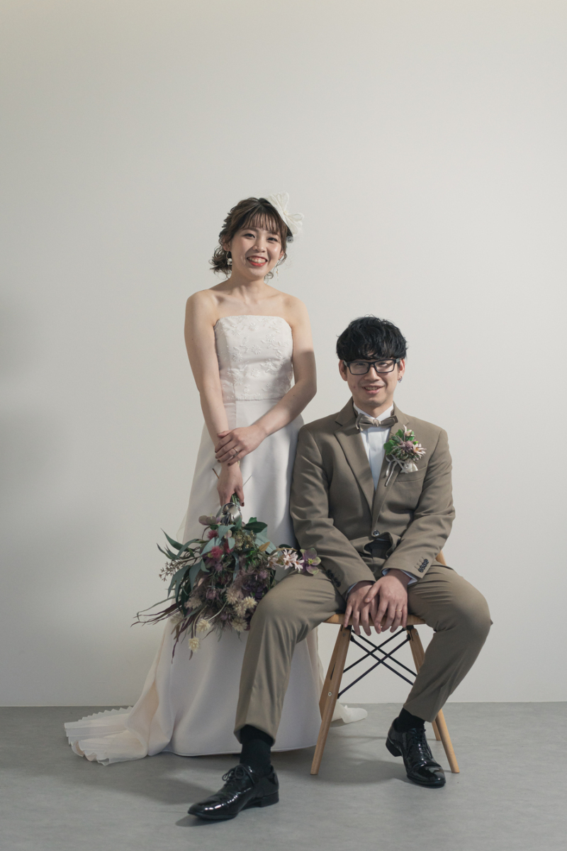 まずはスタジオ撮影から