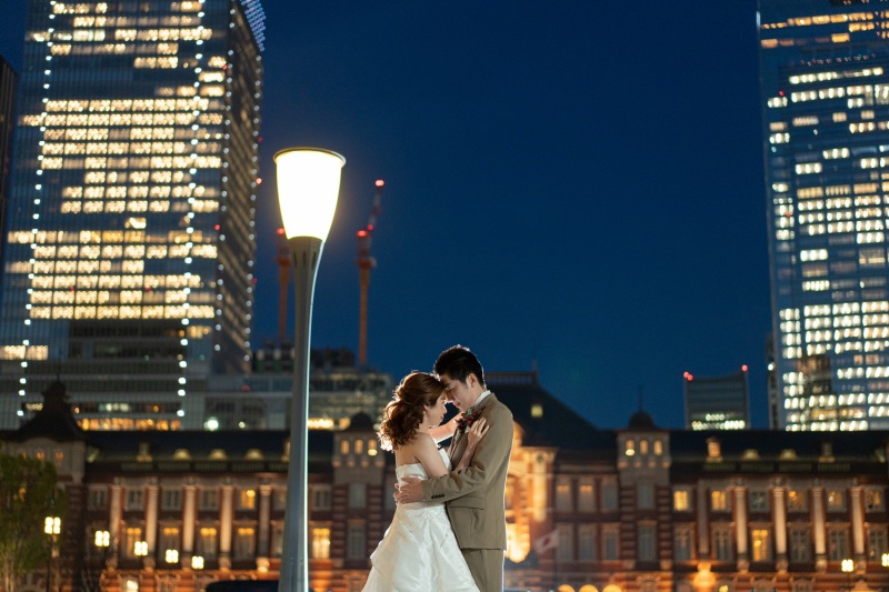 東京駅前の美しいショット