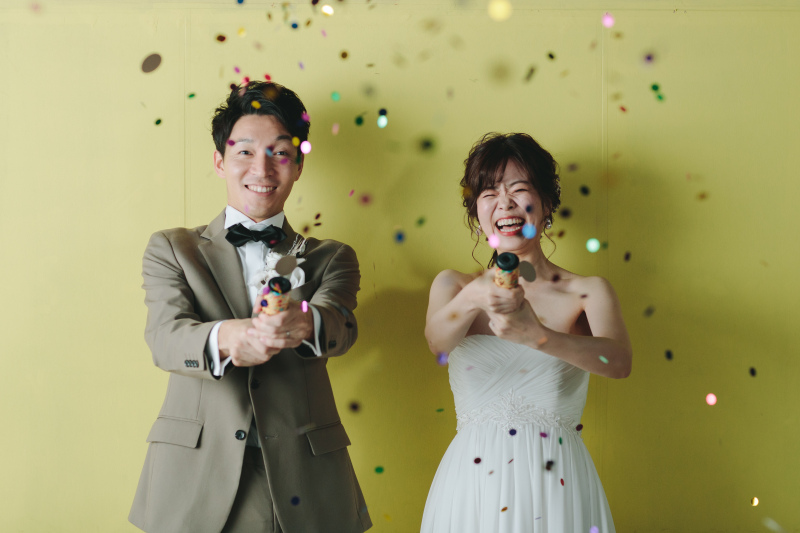 キラキラのコンフェッティとキラキラの笑顔☆