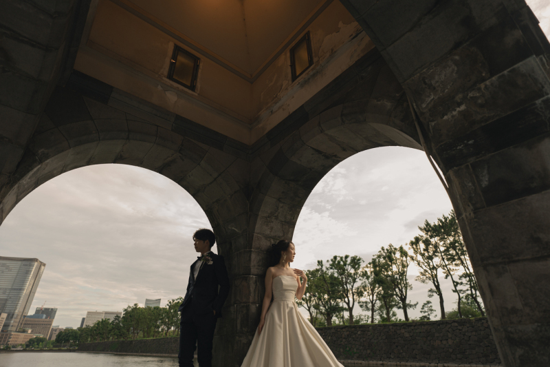 和田倉門のガゼボのアーチ