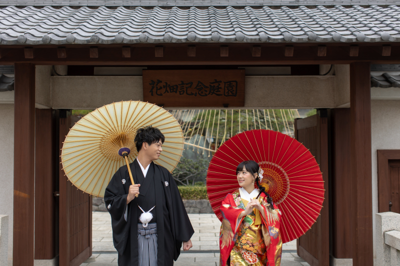 庭園撮影スタート