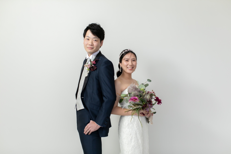 スタジオ撮影からスタート♪