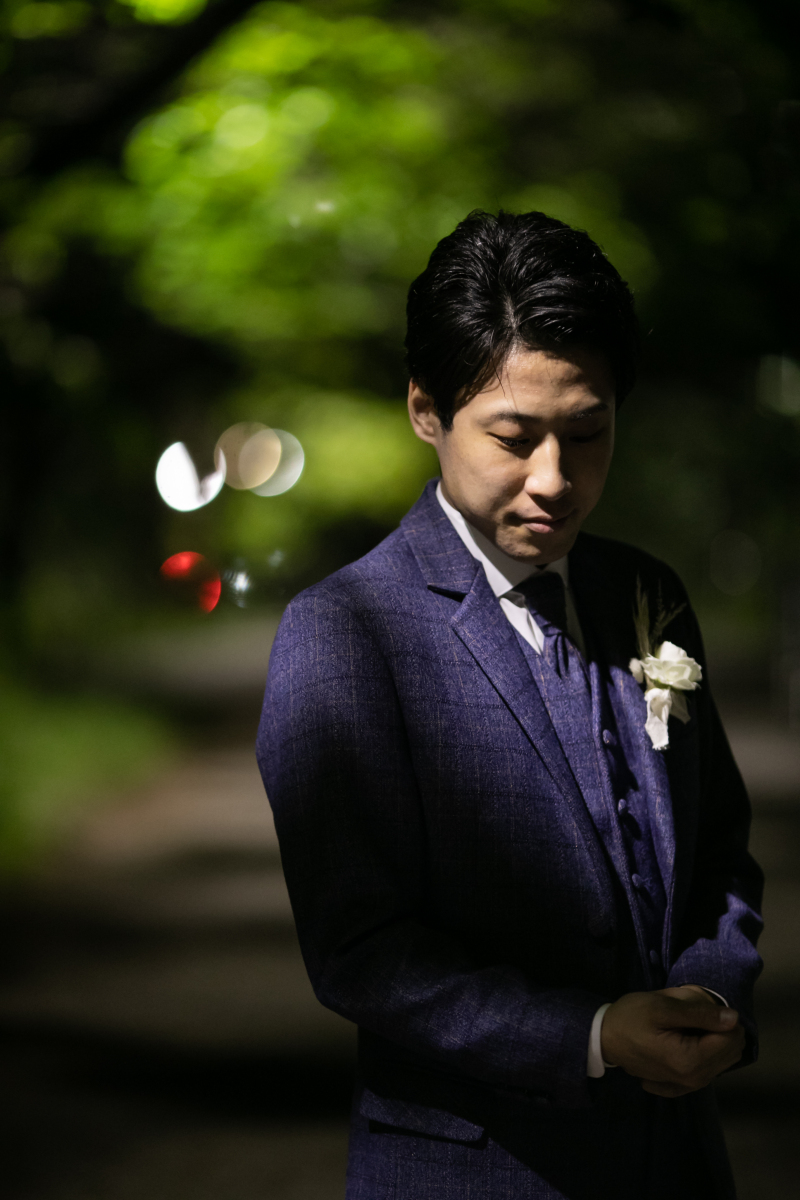 ご新郎様ソロショット