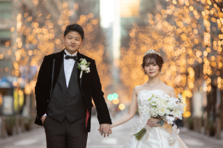 明るい時間からの丸の内イルミネーション