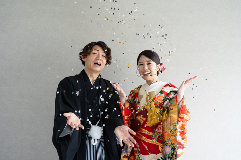 コンフェッティで華やかに!