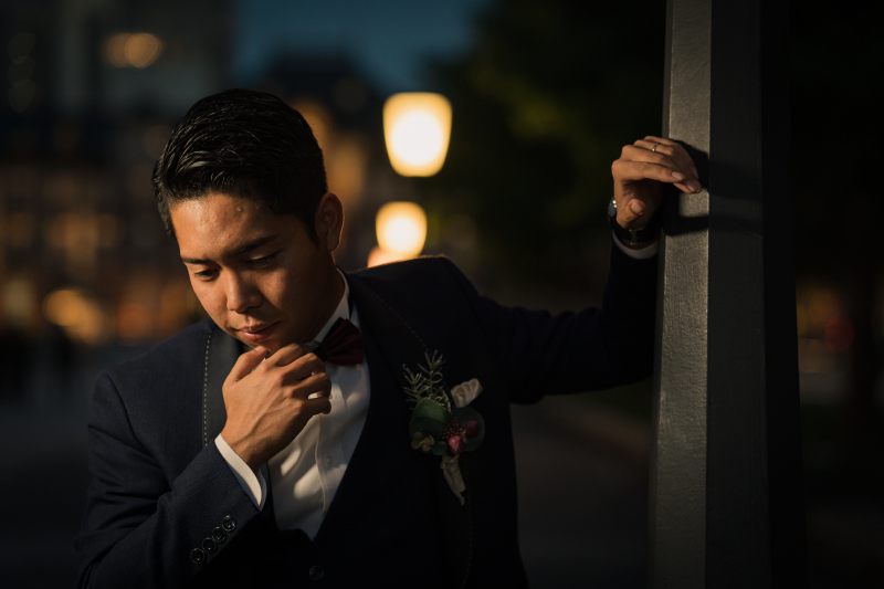 ご新郎様ソロショット