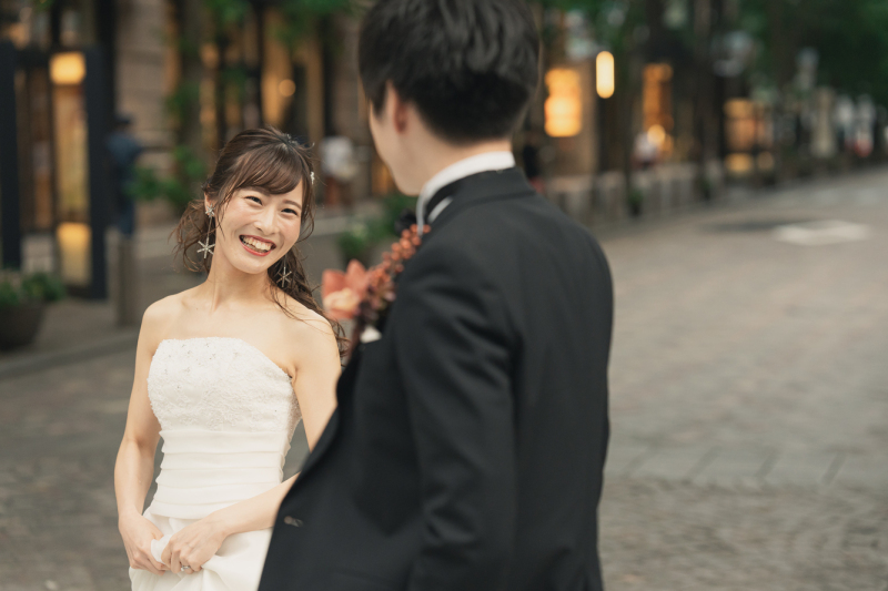 ご新婦の表情がとってもキュート♡