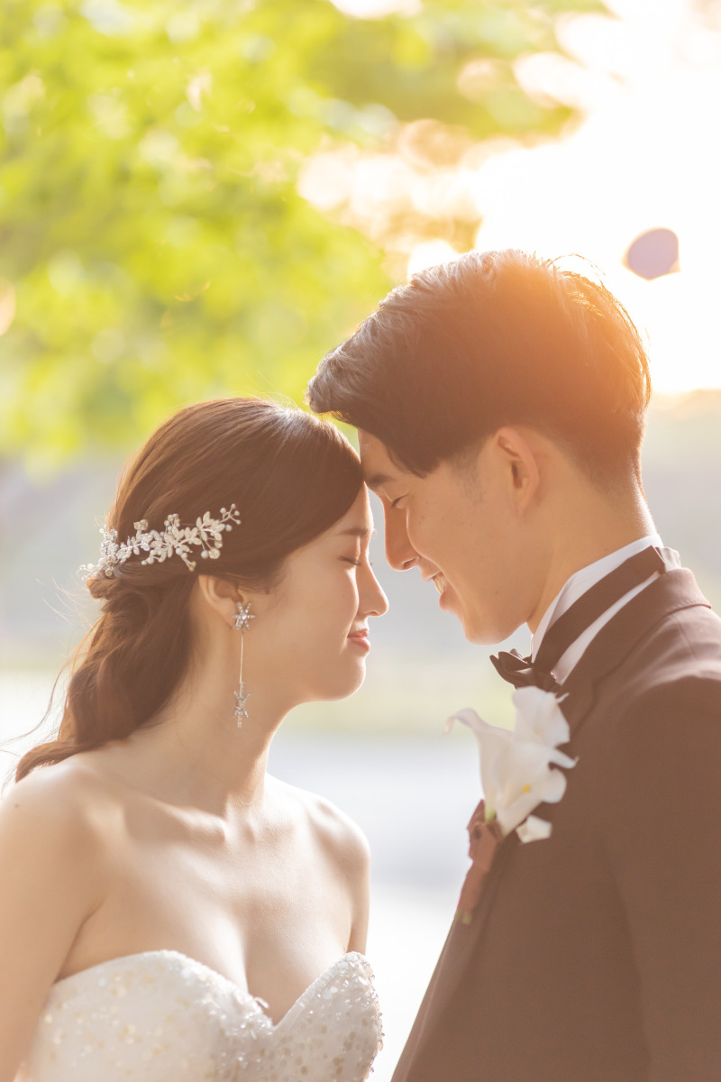 おでこコツンのショット♡