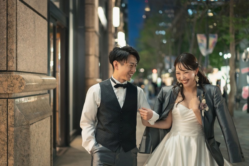 ジャケットを新婦様へ♡