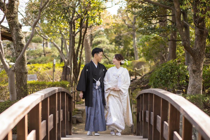 白無垢の和装と洋装のいいとこどり♪