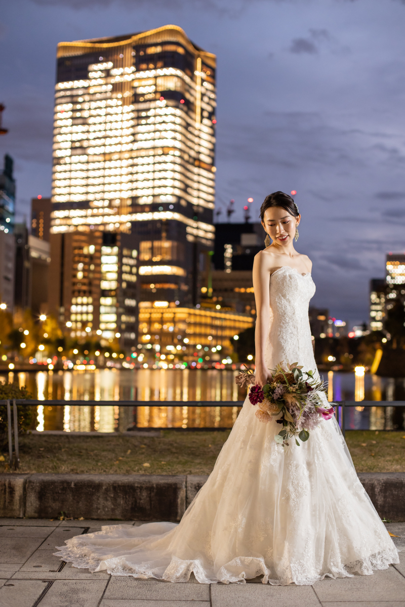 長めのドレスがとっても素敵でした〜