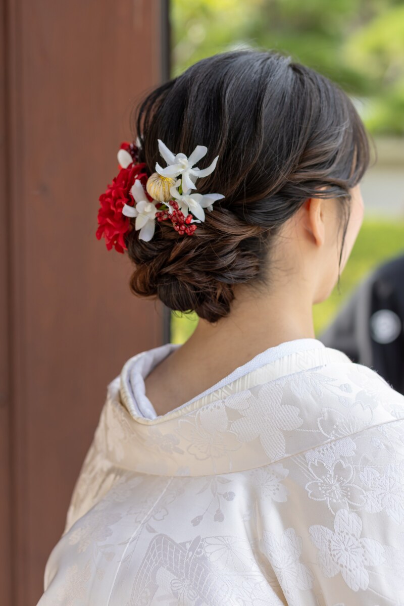 新婦様の素敵な髪飾り！