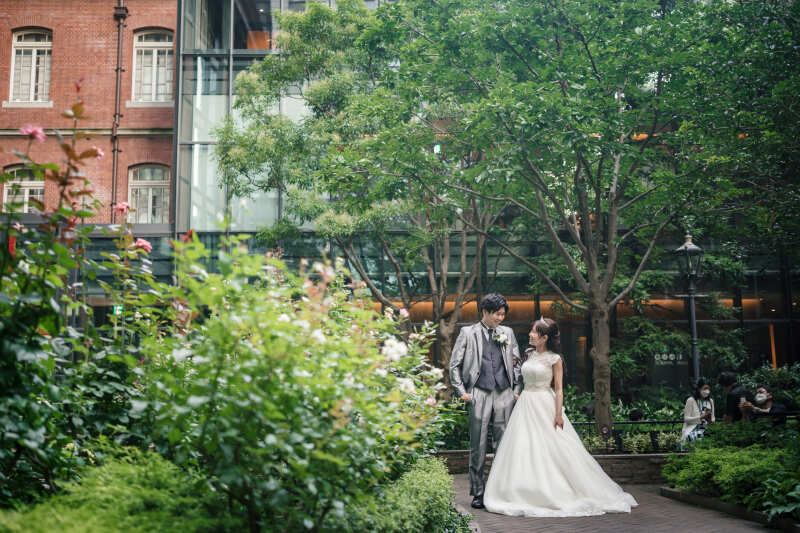 グリーンに囲まれて