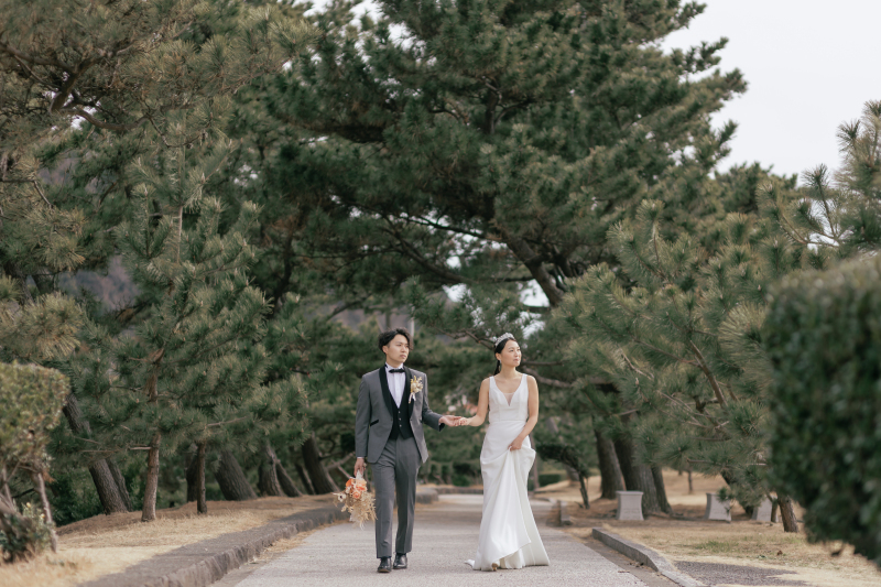 まずはグリーンの中でのナチュラルフォト