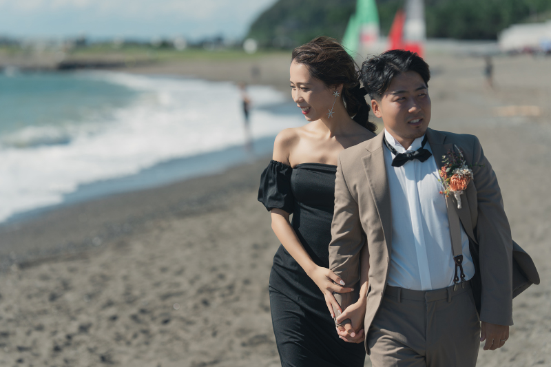 美しいビーチにて自然なショット