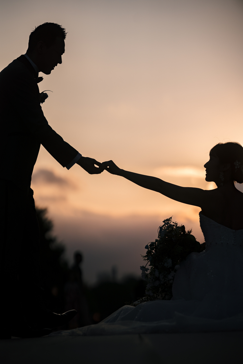 ロマンティックなシルエットフォト♡