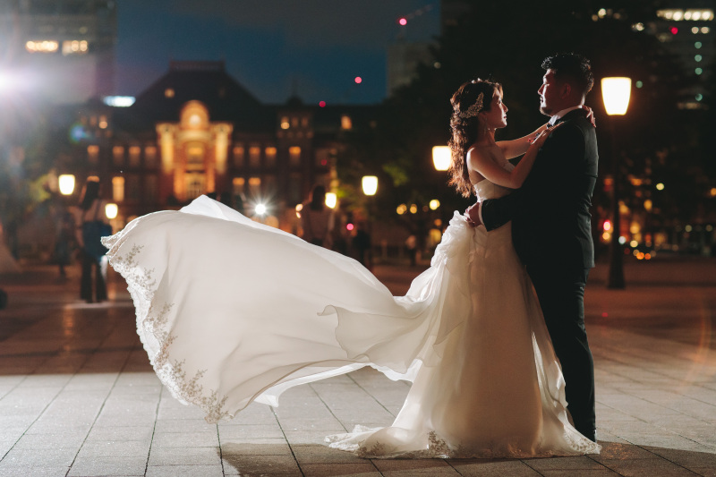 ドレスふんわりショット!