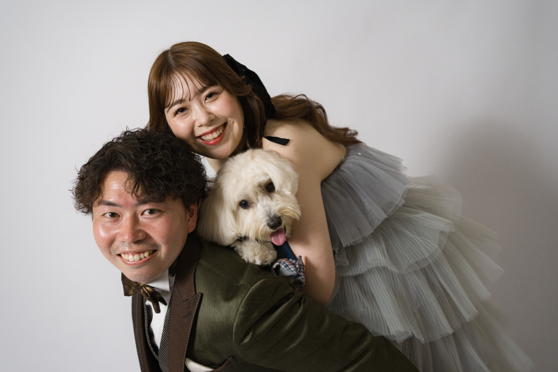 愛犬と一緒に叶えるウェディングフォト