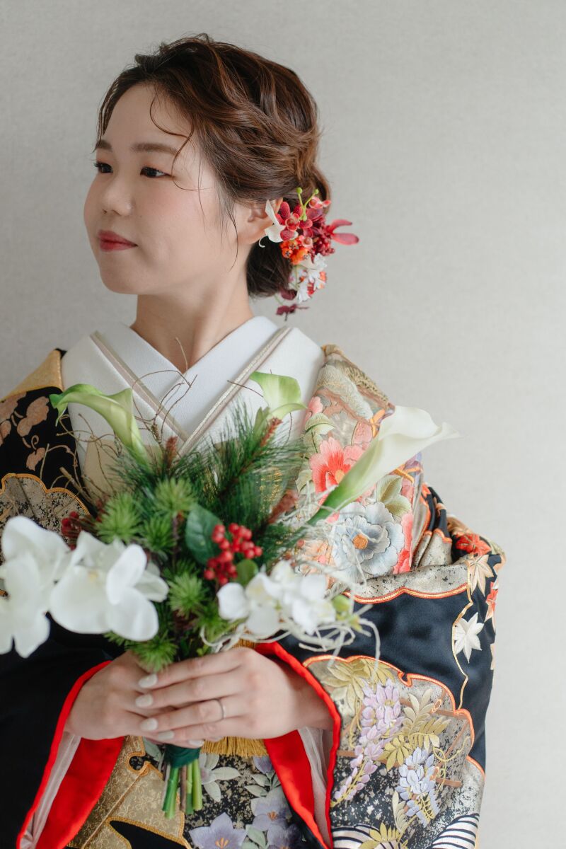 色打掛でのソロショット