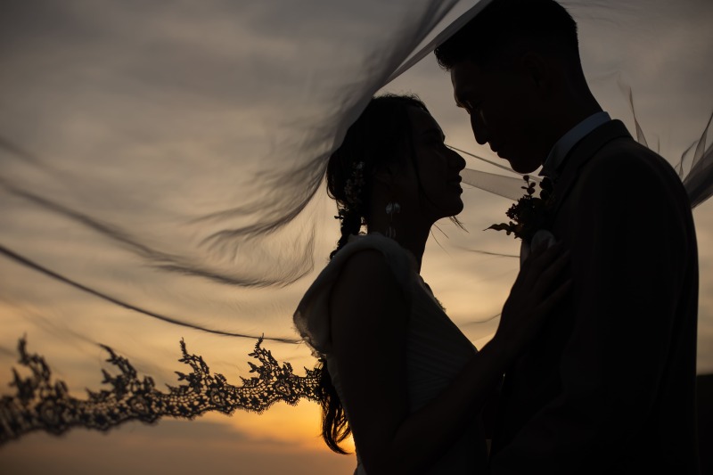 ベールを使って!