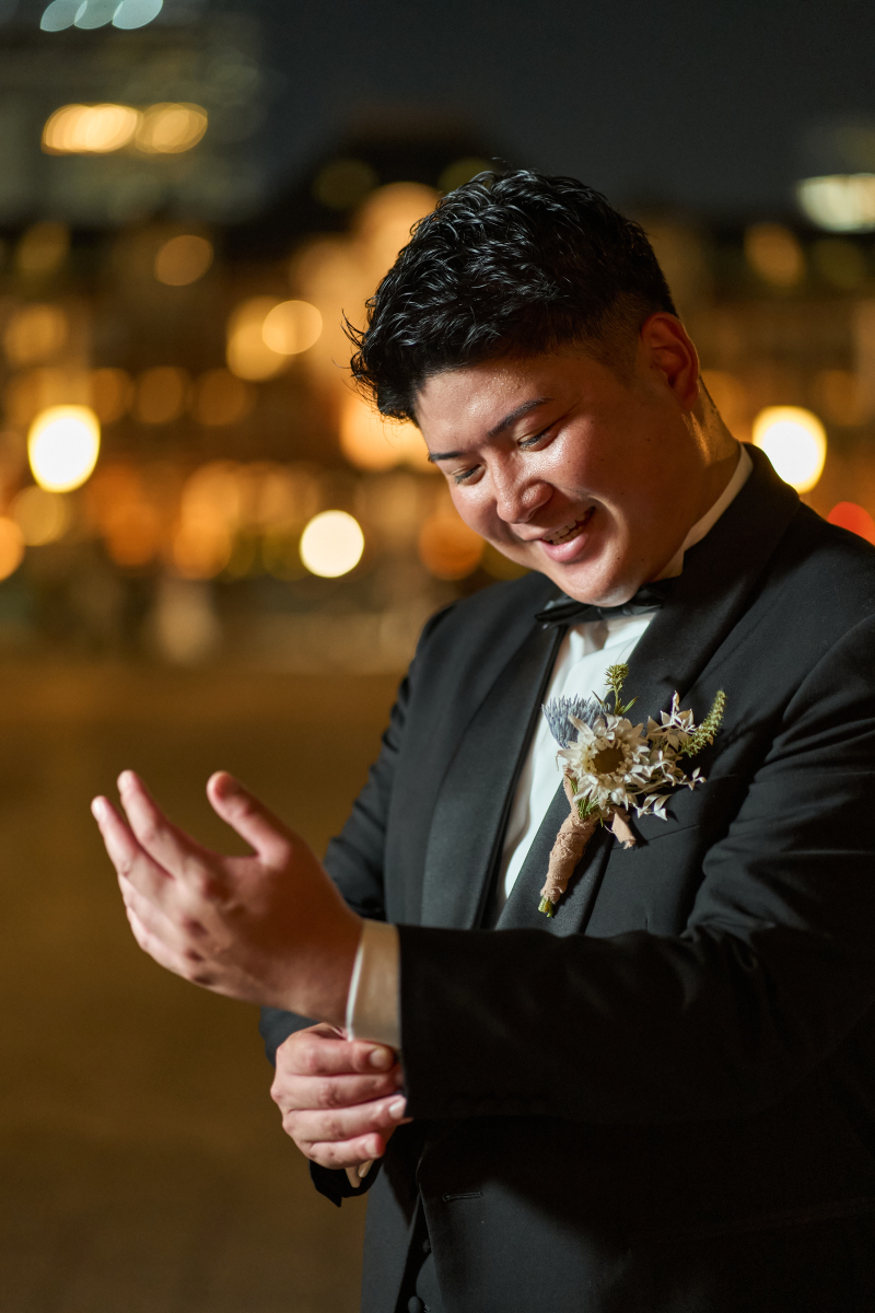 ご新郎ソロショット